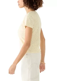 Women's Short Sleeve Henley T-Shirt