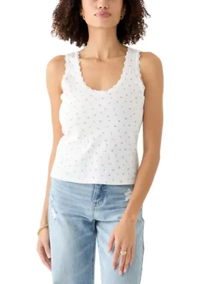 Women's Pointelle Tank Top
