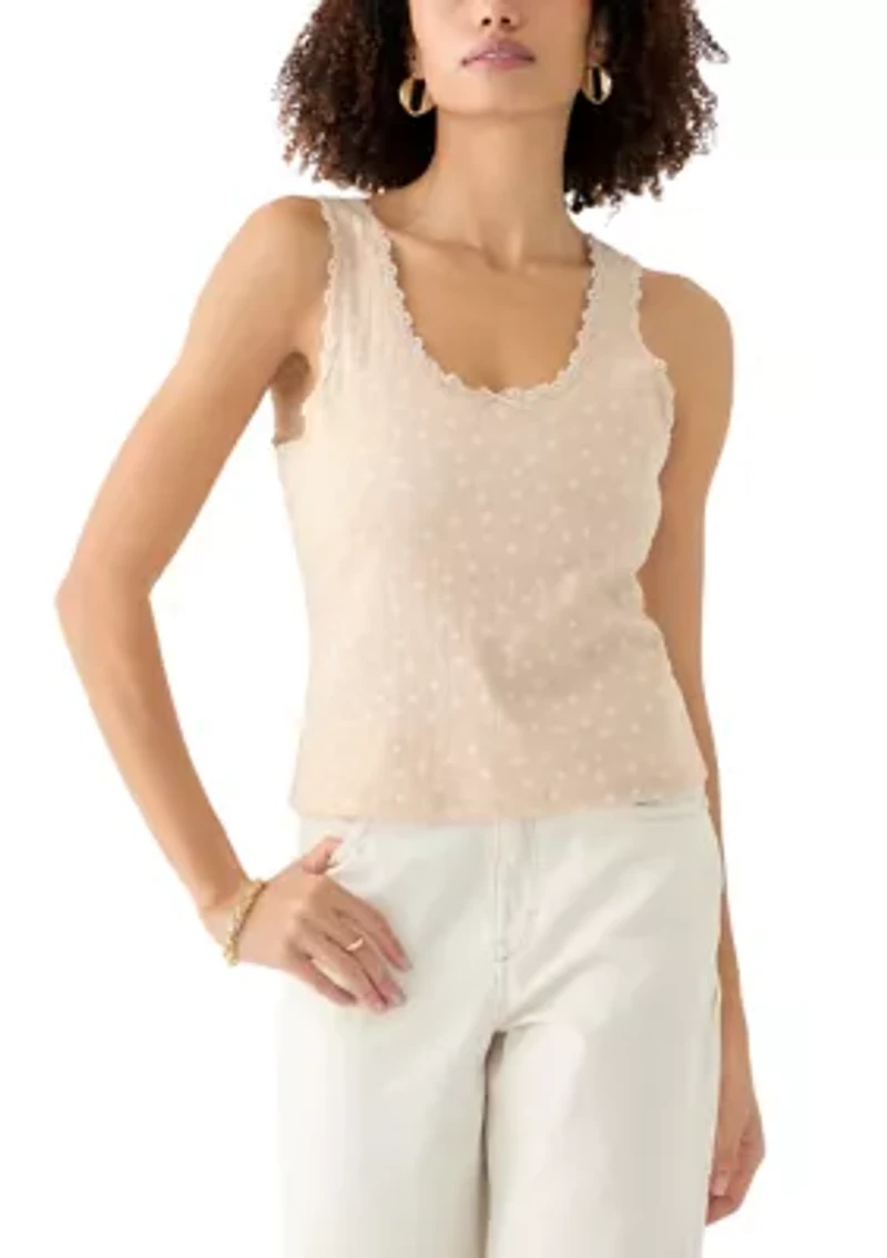 Women's Pointelle Tank Top