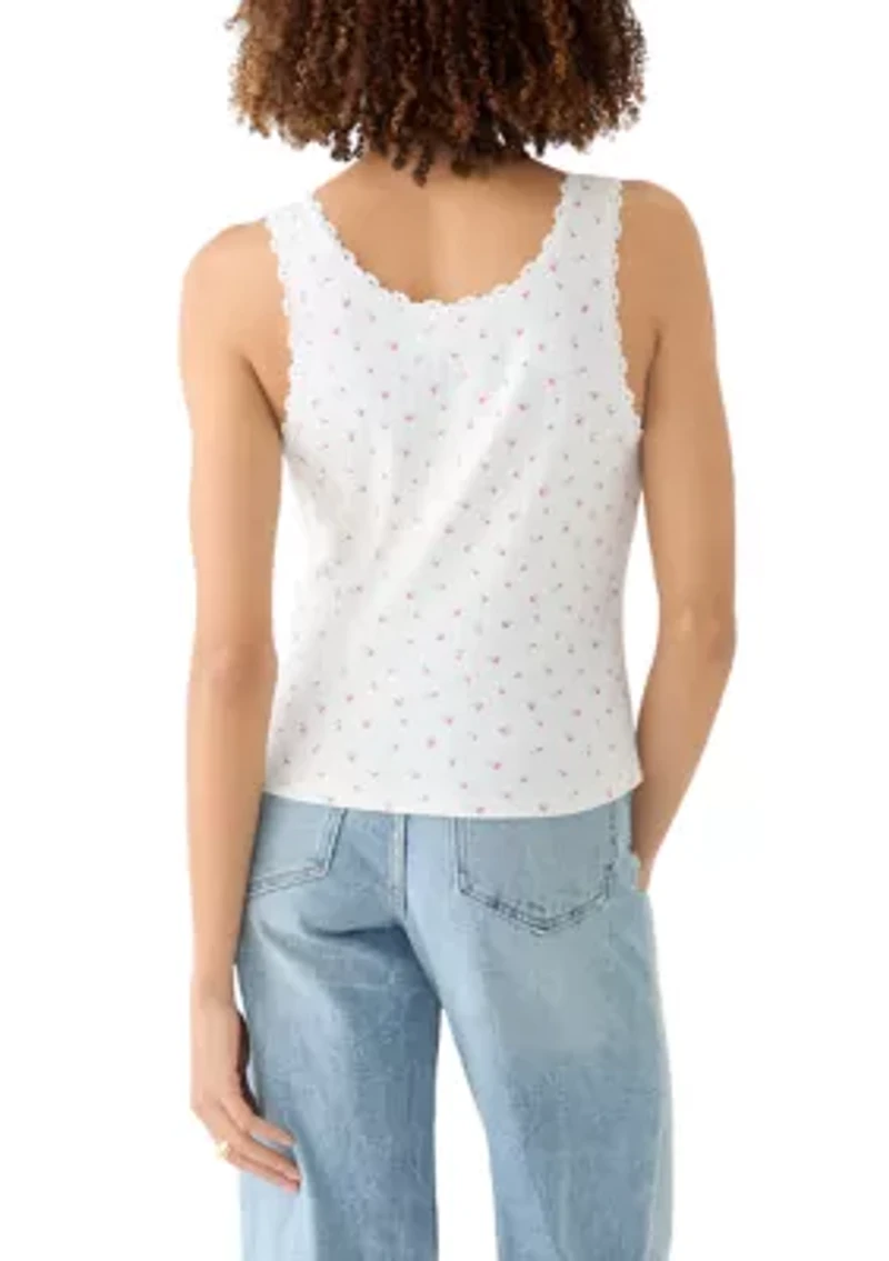Women's Pointelle Tank Top