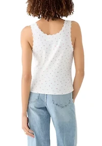 Women's Pointelle Tank Top