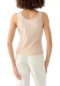 Women's Pointelle Tank Top
