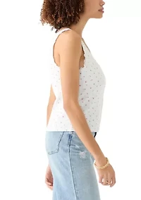 Women's Pointelle Tank Top