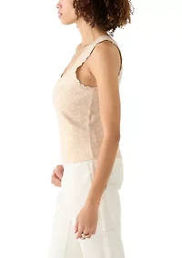 Women's Pointelle Tank Top