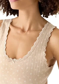 Women's Pointelle Tank Top