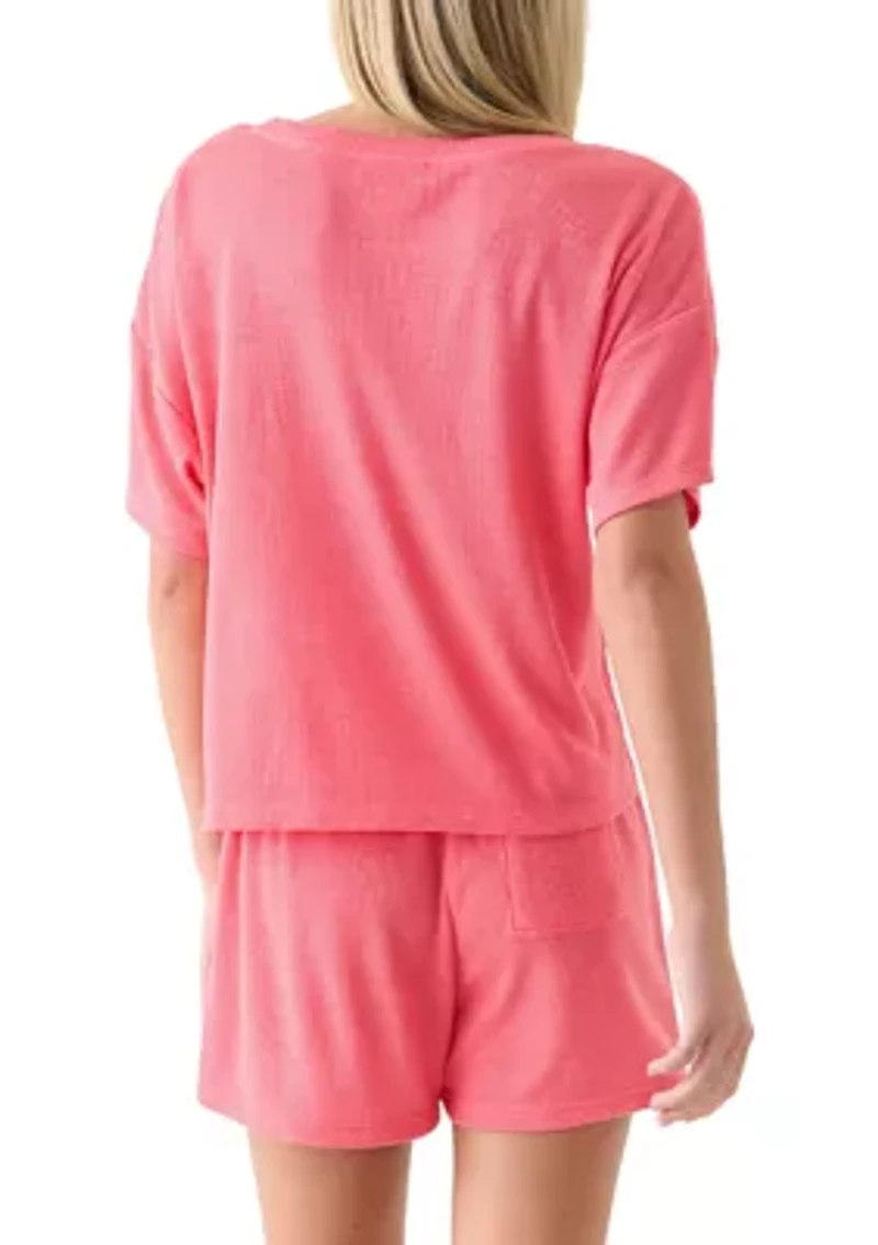 Women's Soft Thermal Knit Boat Neck Top