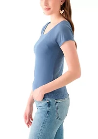 Women's Scoop Neck Knit Top