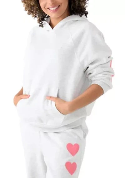 Women's 3 Heart Hoodie Sweatshirt