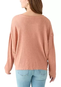 Women's Crew Neck Knit Top