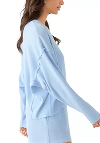 Women's Crew Neck Knit Top