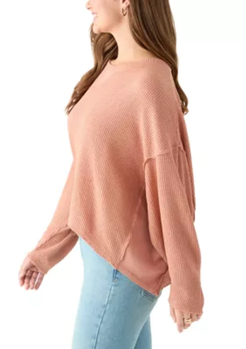 Women's Crew Neck Knit Top