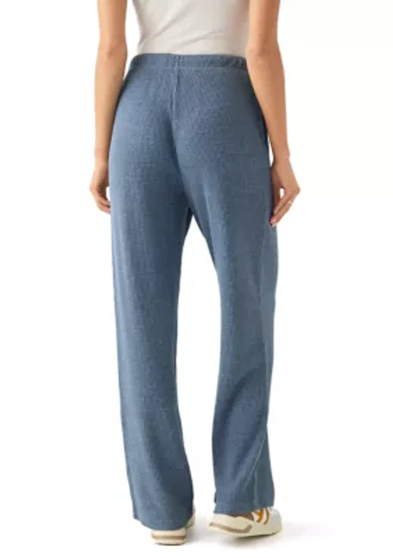 Women's Wide Leg Knit Sweatpants