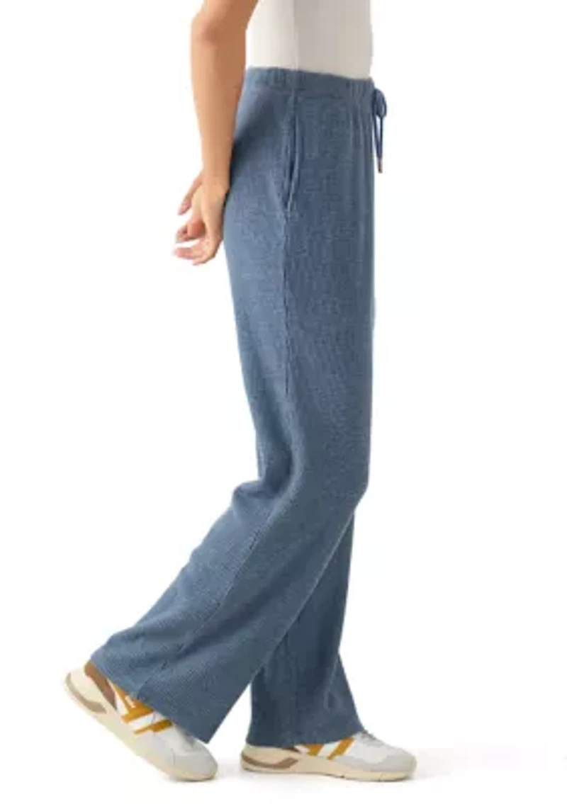 Women's Wide Leg Knit Sweatpants