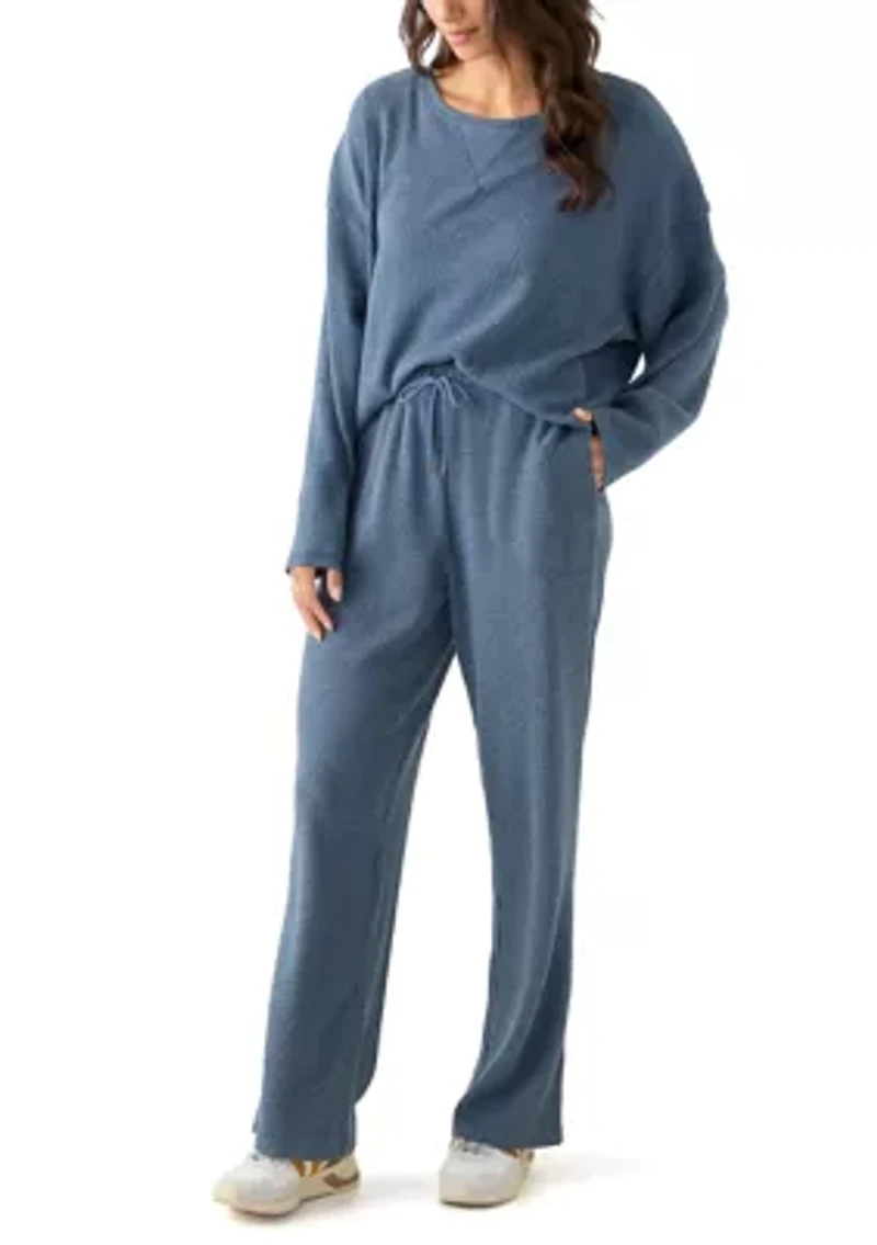 Women's Wide Leg Knit Sweatpants