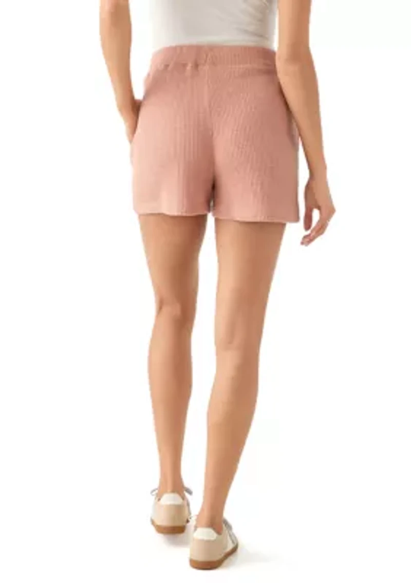 Women's Waffle Knit Shorts