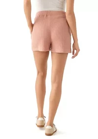 Women's Waffle Knit Shorts