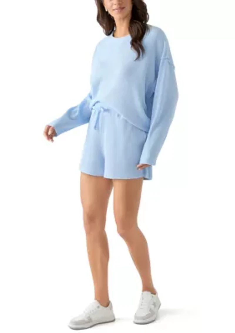 Women's Waffle Knit Shorts