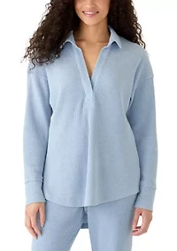 Women's Johnny Collar Top