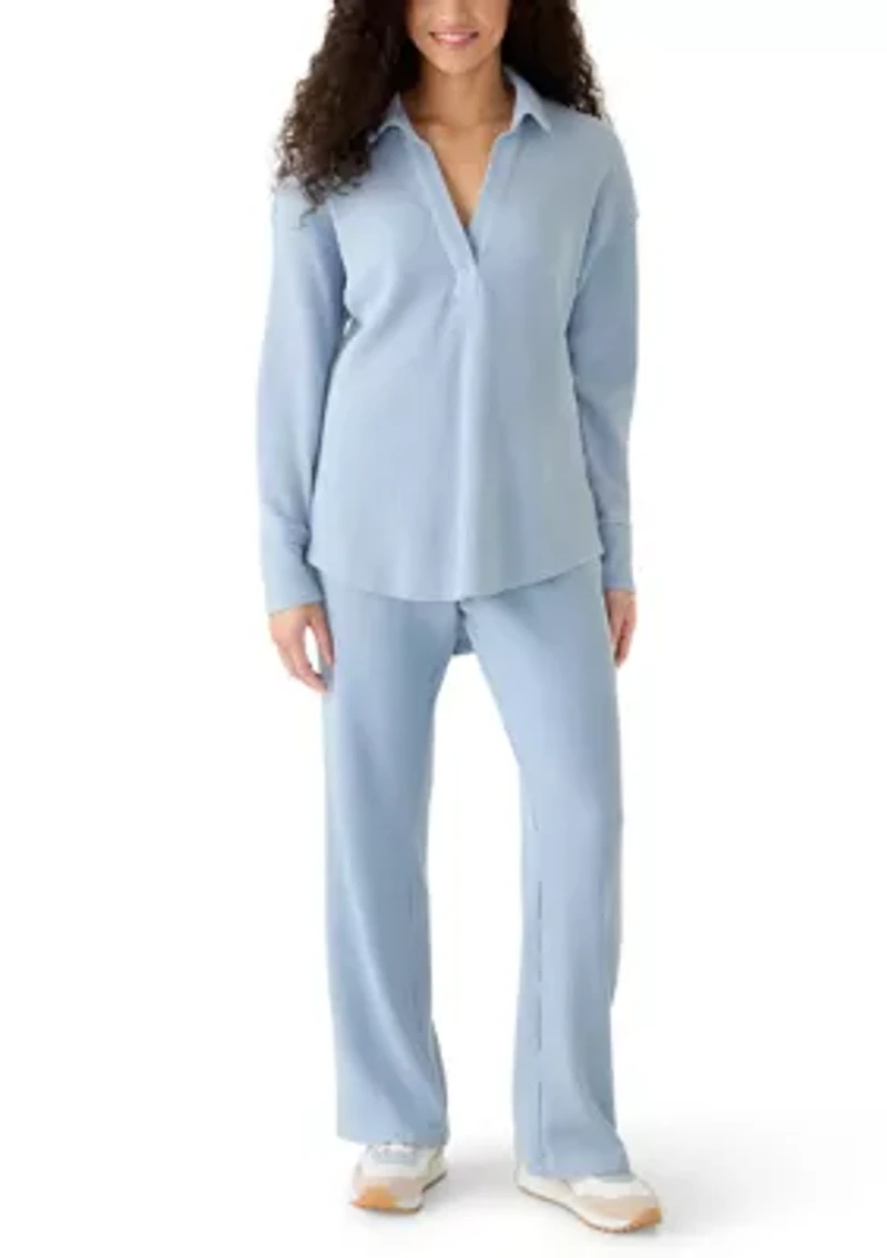 Women's Johnny Collar Top