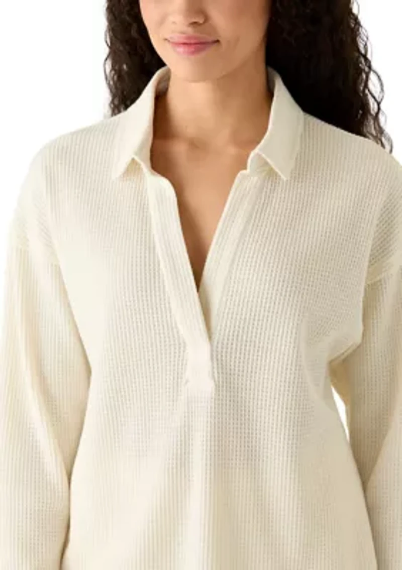 Women's Johnny Collar Top