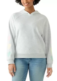 Women's 3 Hearts Raglan Sleeve Hoodie