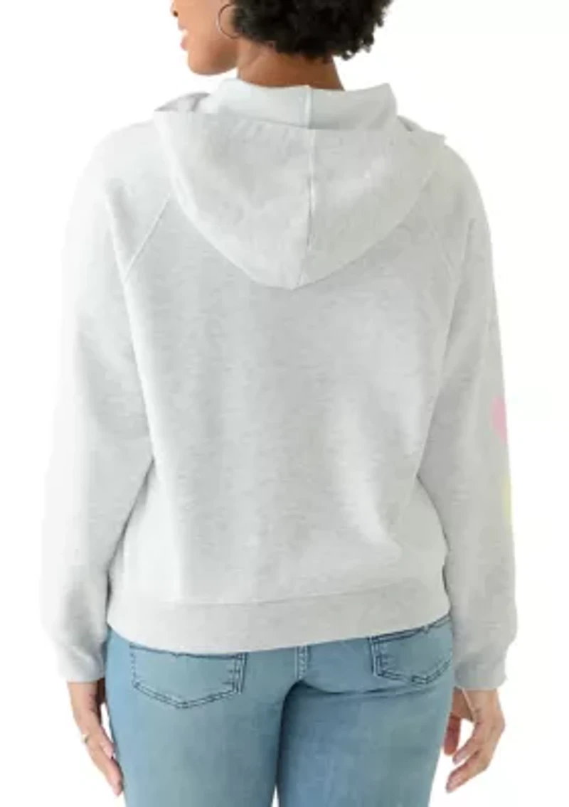 Women's 3 Hearts Raglan Sleeve Hoodie