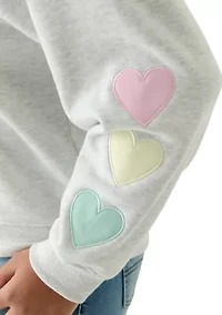 Women's 3 Hearts Raglan Sleeve Hoodie