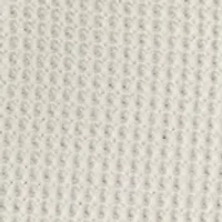 Plus Long Sleeve Waffle Crew Neck Top