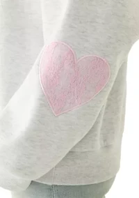 Women's Sweatshirt with Elbow Patch