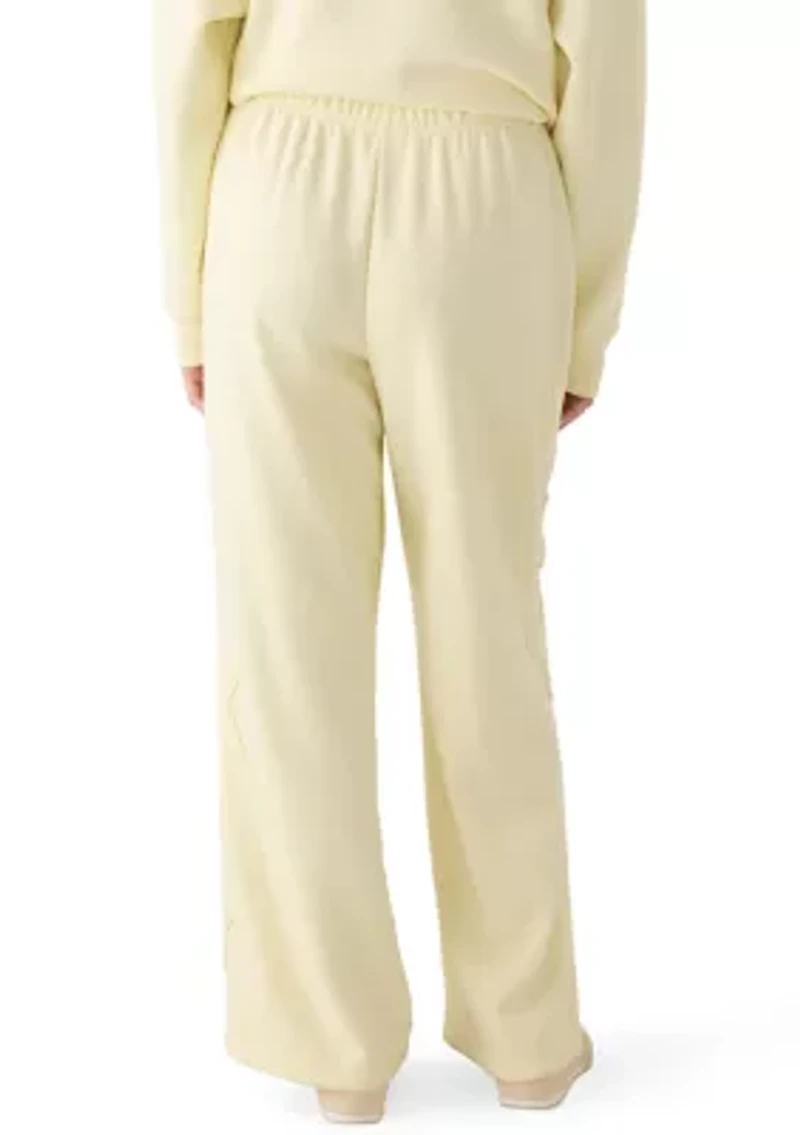 Women's Wide Leg Sweatpants with Appliqué