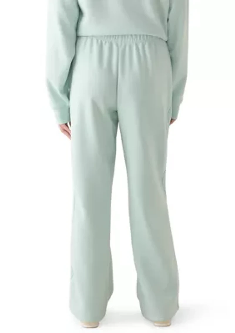 Women's Wide Leg Sweatpants with Appliqué