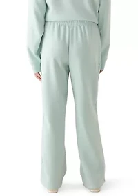 Women's Wide Leg Sweatpants with Appliqué