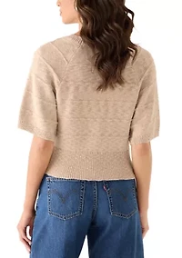 Women's Crew Neck Raglan Sleeve Jersey Top