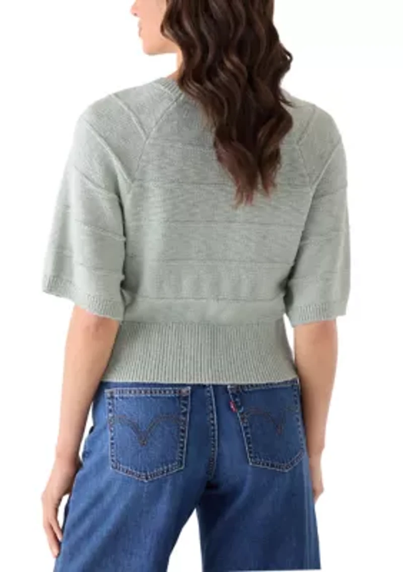 Women's Crew Neck Raglan Sleeve Jersey Top