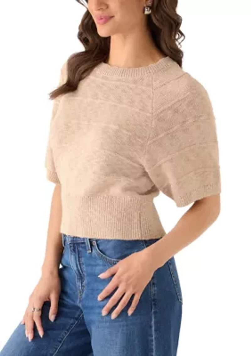 Women's Crew Neck Raglan Sleeve Jersey Top