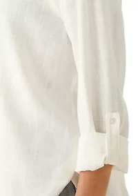 Women's Basic Button Down Shirt