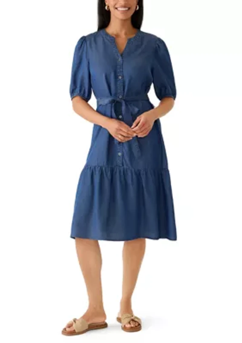 Women's Button Front Shirtdress