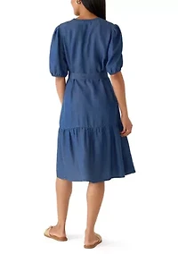 Women's Button Front Shirtdress