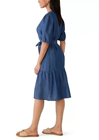 Women's Button Front Shirtdress