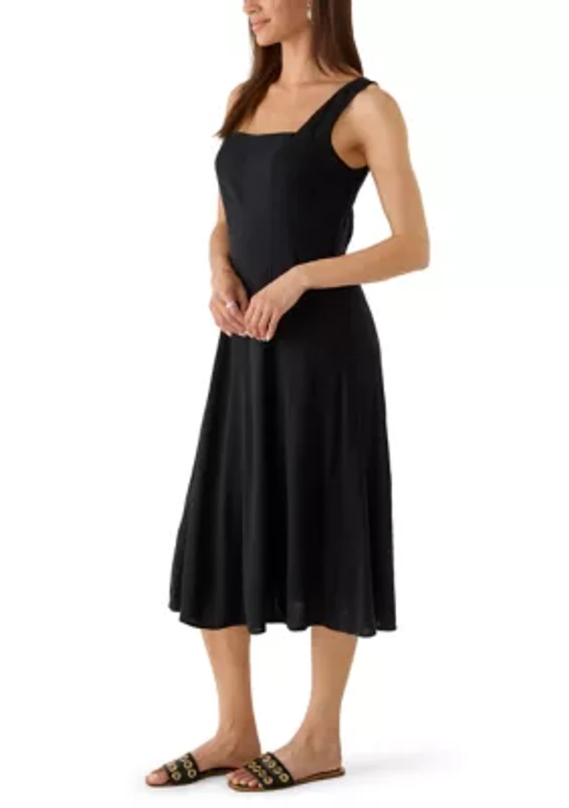 Women's A-Line Midi Dress