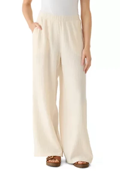 Women's Wide Leg Gauze Pants