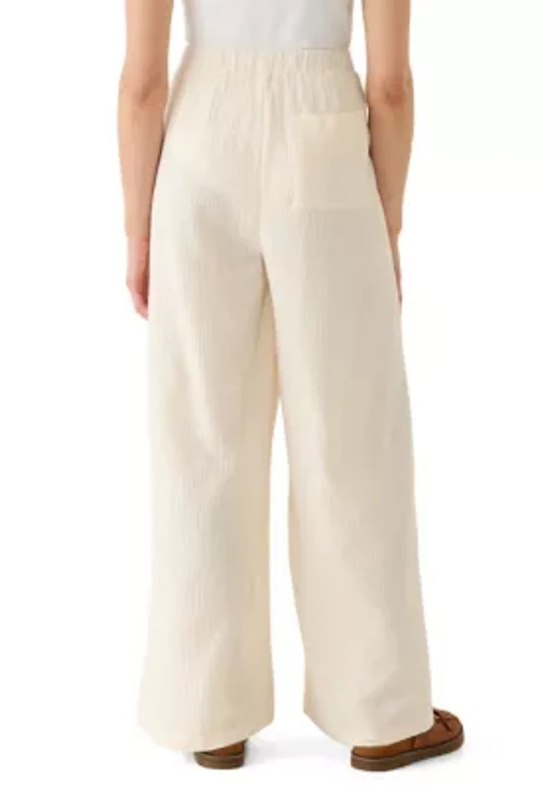 Women's Wide Leg Gauze Pants