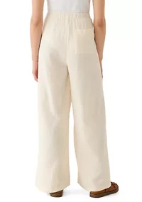 Women's Wide Leg Gauze Pants