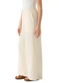 Women's Wide Leg Gauze Pants