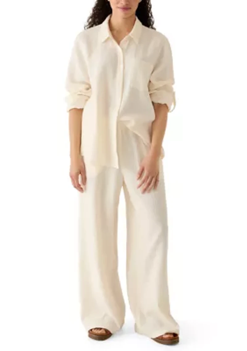 Women's Wide Leg Gauze Pants