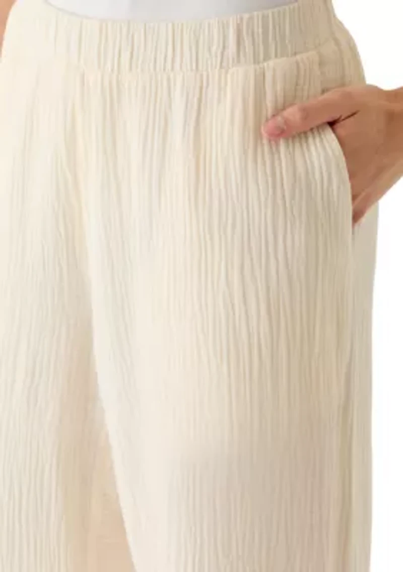 Women's Wide Leg Gauze Pants