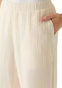 Women's Wide Leg Gauze Pants