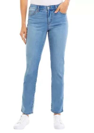 Women's Mid Rise Straight Jeans