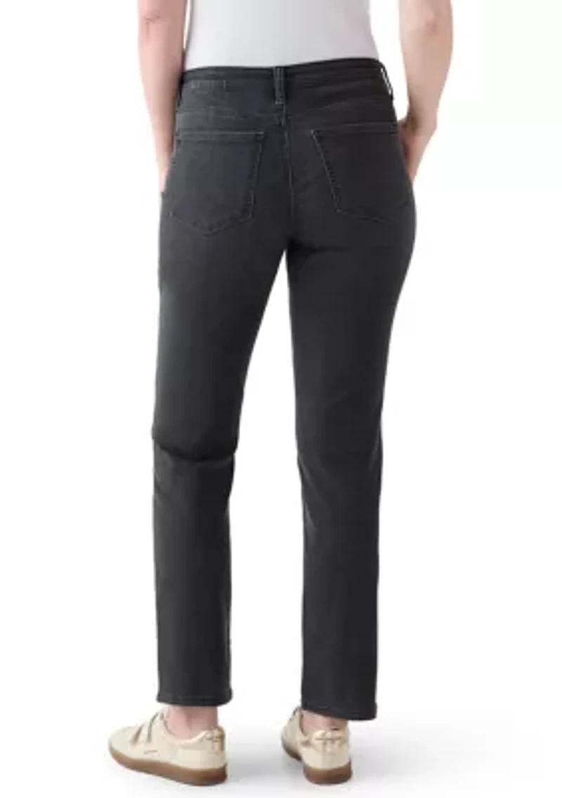 Women's Mid Rise Straight Jeans