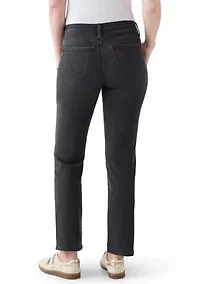 Women's Mid Rise Straight Jeans